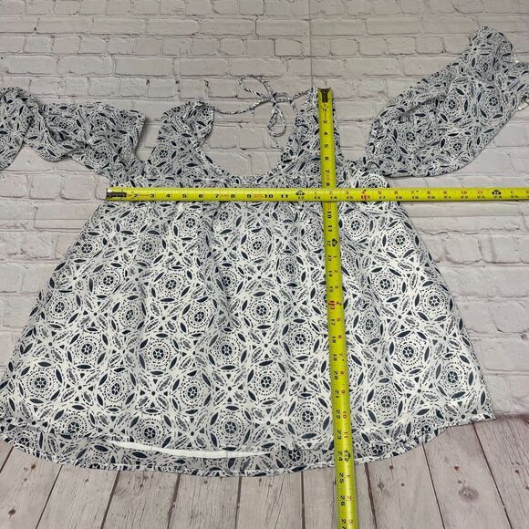 Abercrombie & Fitch Women Cold Shoulder Blouse Top Shirt Size Small B326 -7 - Picture 2 of 15